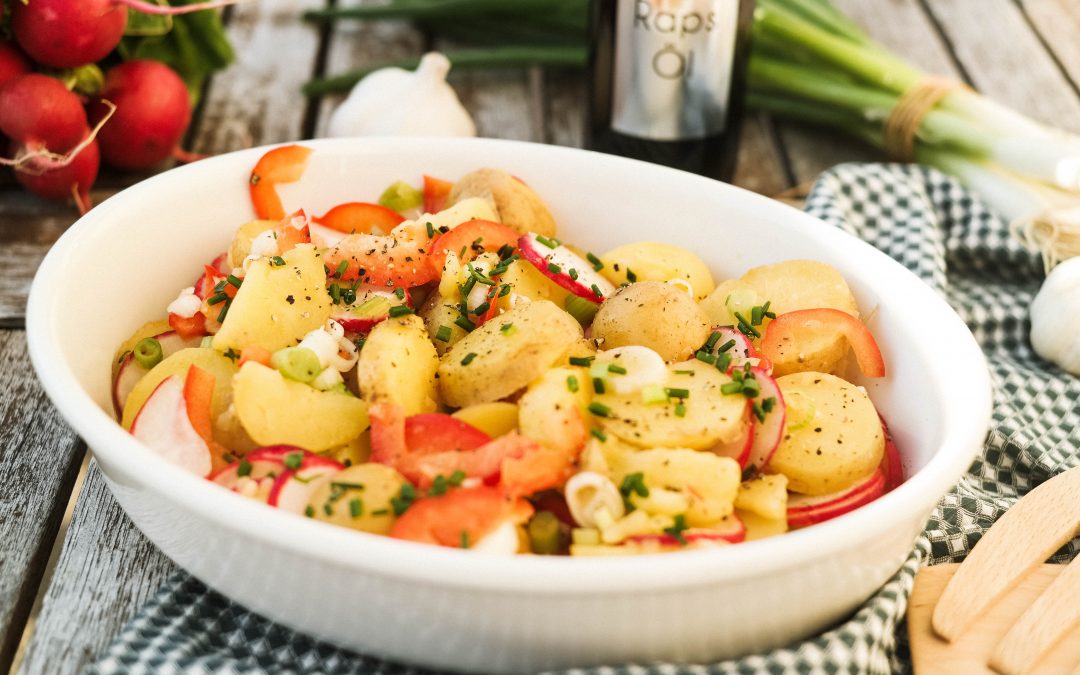 Erdäpfelsalat mit Rapsöl