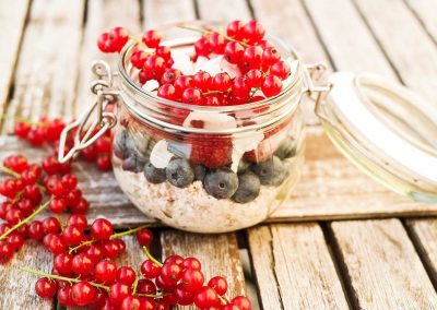 Overnight Oats mit Leinöl