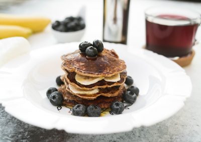 Dinkel-Pancakes mit Leinöl