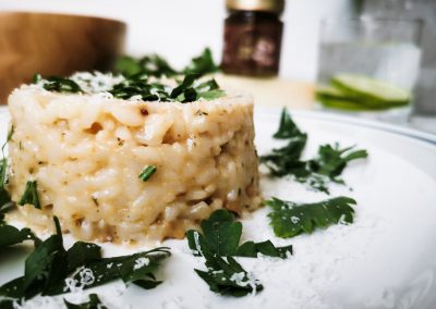 Risotto mit Steinpilz Pesto