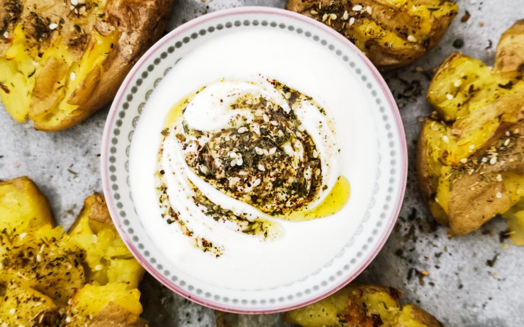 Smashed Potatoes mit Zaatar aus dem Orient