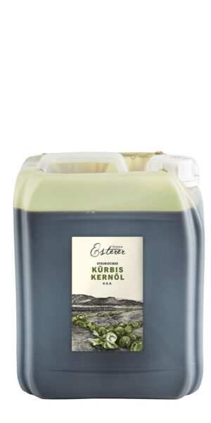 Steirisches Kürbiskernöl Kunststoffkanister 5l