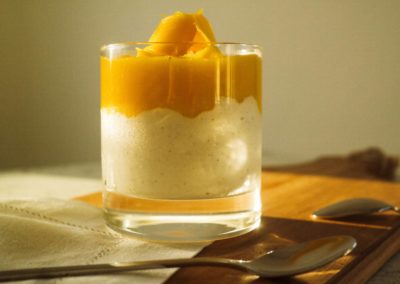 Frozen Joghurt mit Süßem Winter