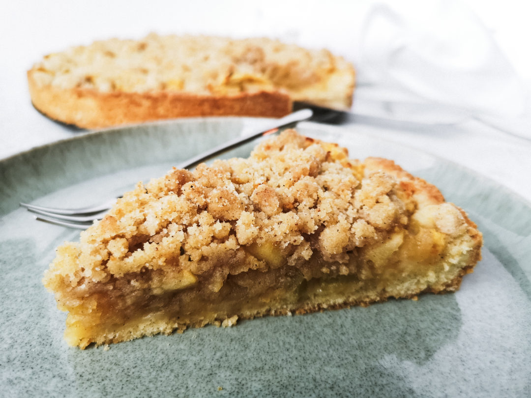 Apfel Rhabarber Kuchen Oelmuehle Esterer