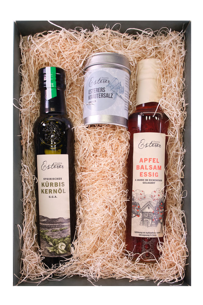Geschenkspaket Weihnachtspaket 03 Oelmuehle Esterer